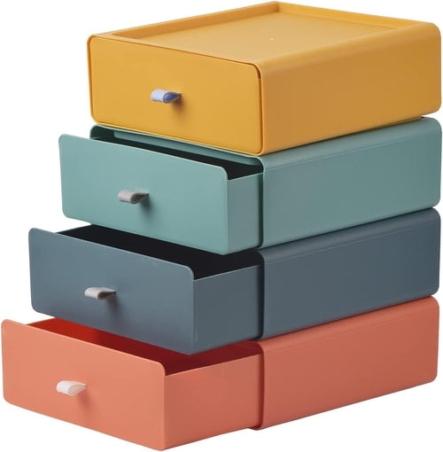 Modern Colorful Multi-Drawer Storage Organizer